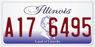 IL license plate A176495