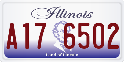 IL license plate A176502