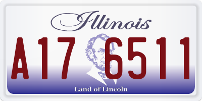IL license plate A176511