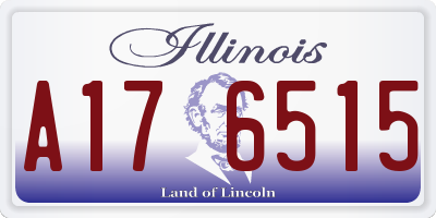 IL license plate A176515
