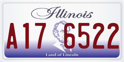 IL license plate A176522
