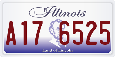 IL license plate A176525