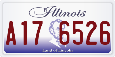IL license plate A176526