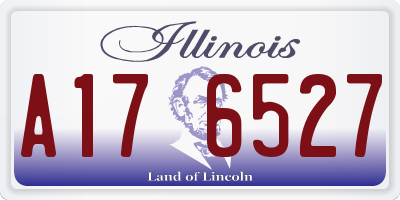 IL license plate A176527