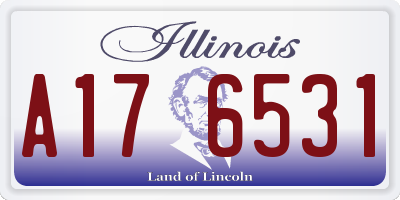 IL license plate A176531