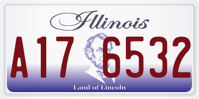 IL license plate A176532
