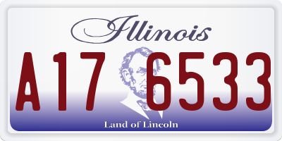 IL license plate A176533