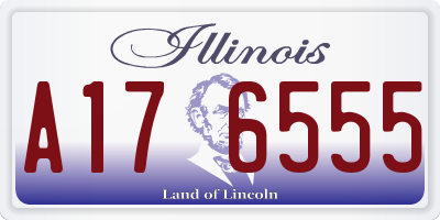 IL license plate A176555