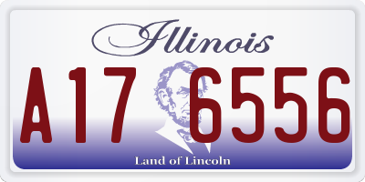 IL license plate A176556
