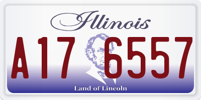 IL license plate A176557