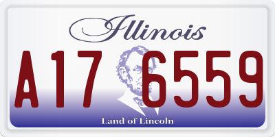 IL license plate A176559