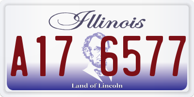IL license plate A176577