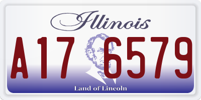 IL license plate A176579