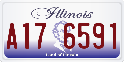 IL license plate A176591