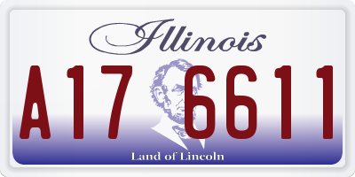 IL license plate A176611