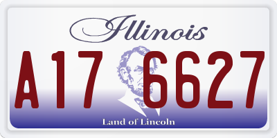 IL license plate A176627
