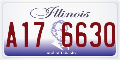 IL license plate A176630