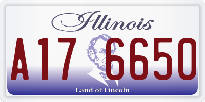 IL license plate A176650