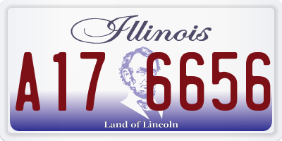 IL license plate A176656
