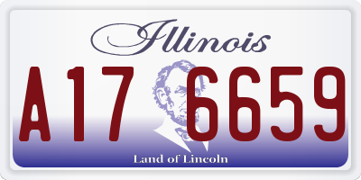 IL license plate A176659