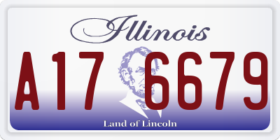 IL license plate A176679