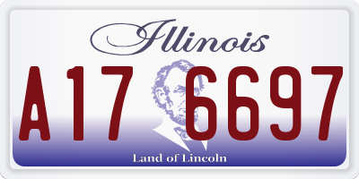 IL license plate A176697