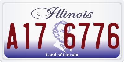 IL license plate A176776