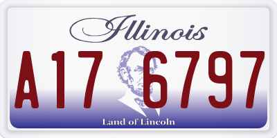 IL license plate A176797