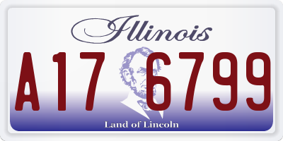 IL license plate A176799