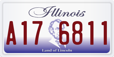 IL license plate A176811