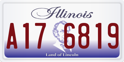 IL license plate A176819