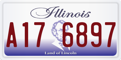 IL license plate A176897