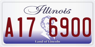 IL license plate A176900