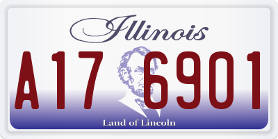 IL license plate A176901