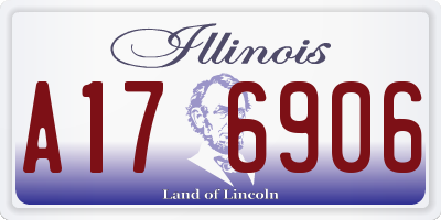 IL license plate A176906
