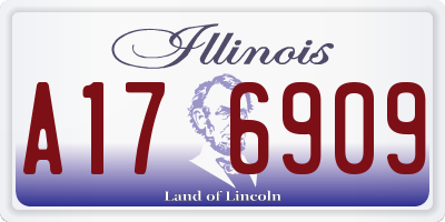 IL license plate A176909