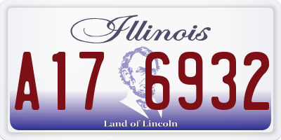 IL license plate A176932