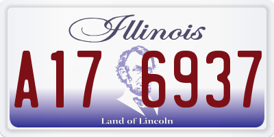 IL license plate A176937