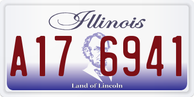 IL license plate A176941