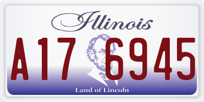 IL license plate A176945