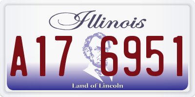 IL license plate A176951