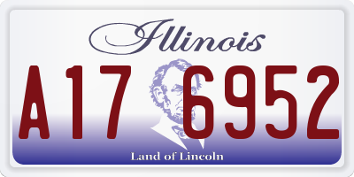 IL license plate A176952