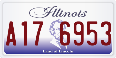 IL license plate A176953