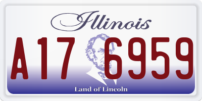 IL license plate A176959