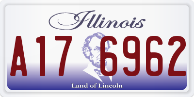 IL license plate A176962