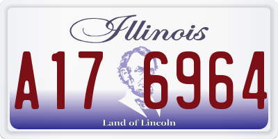 IL license plate A176964
