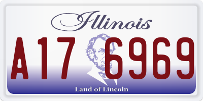 IL license plate A176969