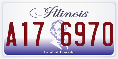 IL license plate A176970