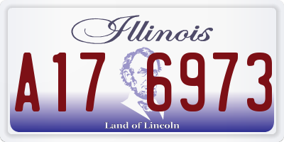 IL license plate A176973
