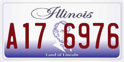 IL license plate A176976